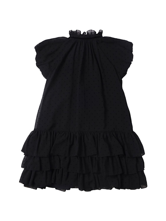 Monnalisa: Vestito in georgette a pois