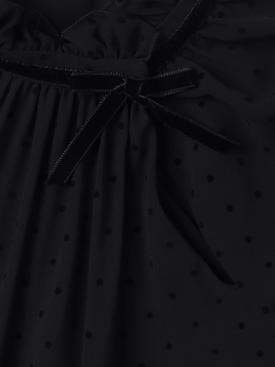 Monnalisa - Vestito in georgette a pois