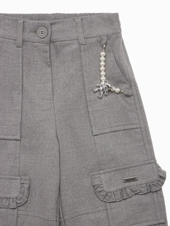 Monnalisa: Pantaloni cargo in flanella