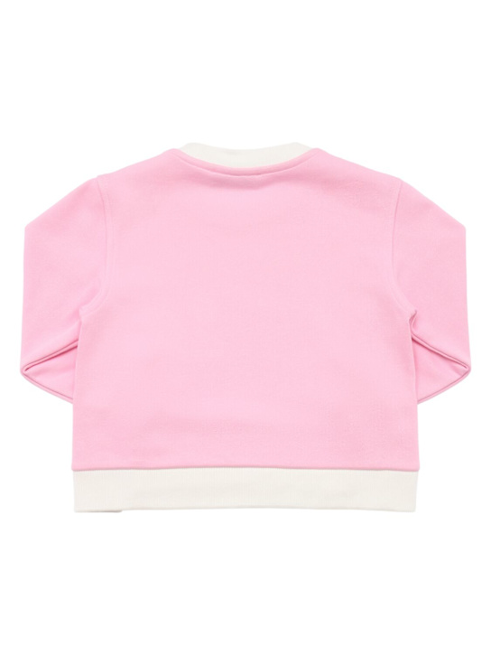 Monnalisa: Felpa in misto cotone con stampa Stitch