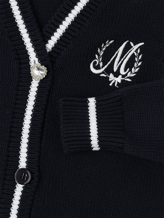 Monnalisa - Cardigan in maglia di cotone