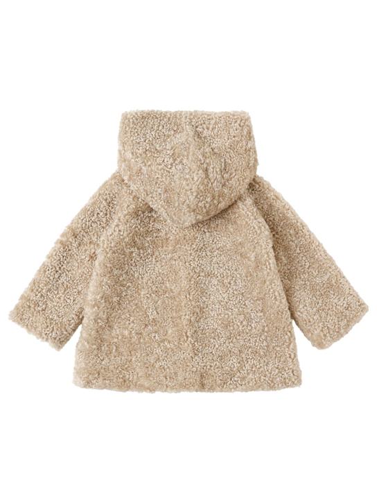 Monnalisa: Manteau en teddy de polyester