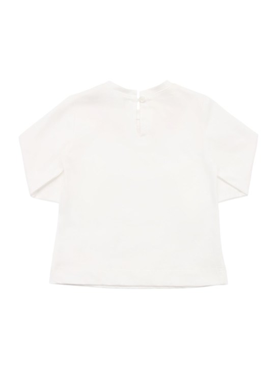 Monnalisa: T-shirt en jersey de coton imprimé