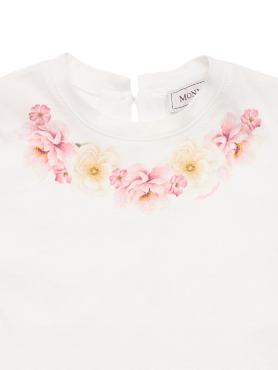 Monnalisa: T-shirt en jersey de coton imprimé