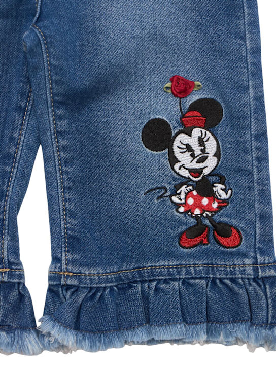 Monnalisa: Jeans in misto cotone con ricami