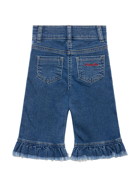 Monnalisa: Jeans in misto cotone con ricami