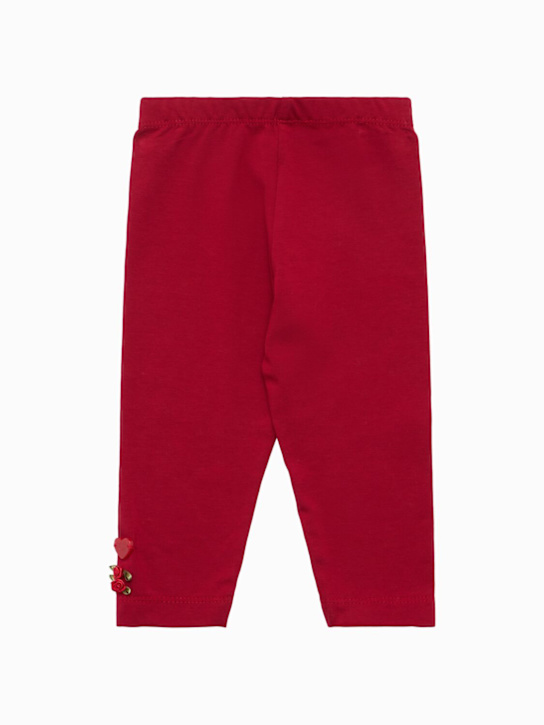 Monnalisa: Leggings in jersey di misto cotone