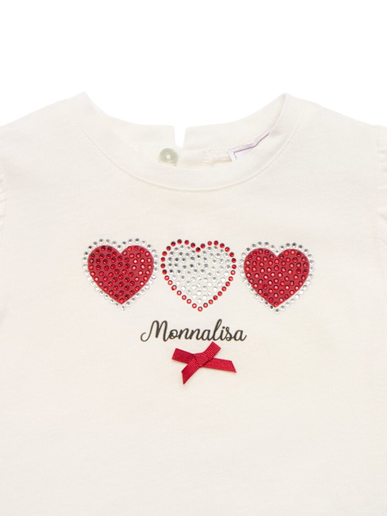 Monnalisa - T-shirt in jersey di cotone stampato