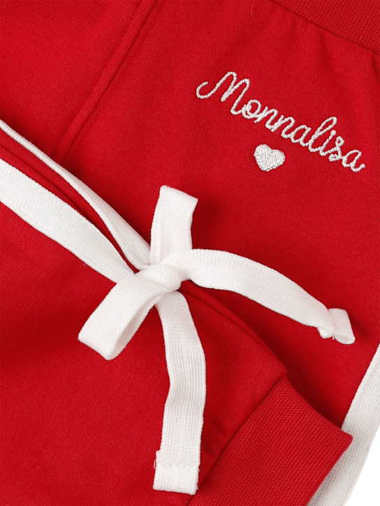 Monnalisa - Pantaloni in felpa di misto cotone