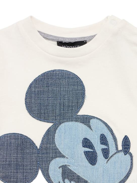 Monnalisa - Mickey Mouse cotton jersey t-shirt