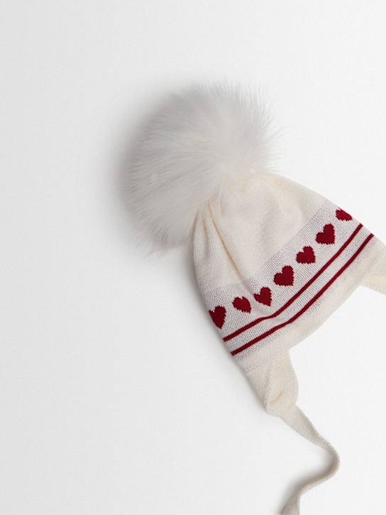 Monnalisa: Cappello in misto lana con pompom
