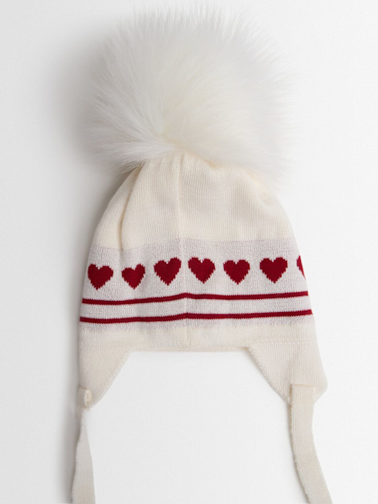Monnalisa: Cappello in misto lana con pompom