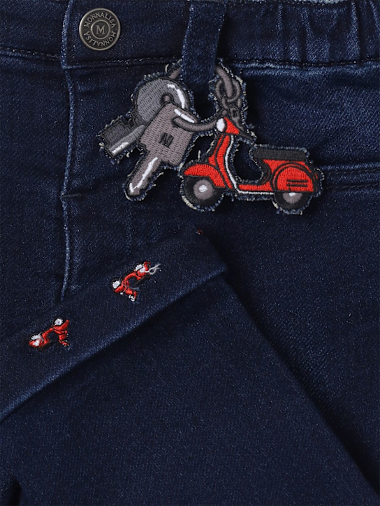 Monnalisa: Jeans in denim di cotone stretch