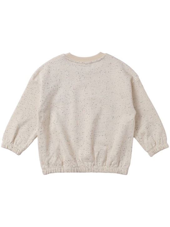 Mini Rodini: Sweat-shirt en coton imprimé à col ras-du-cou