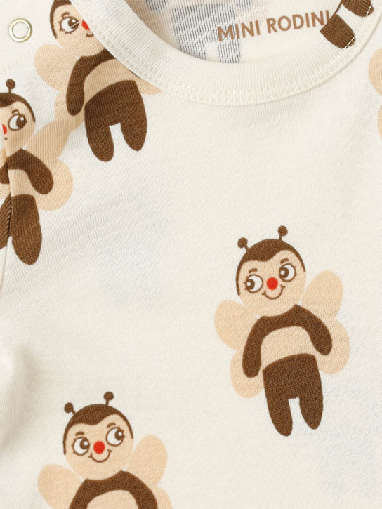 Mini Rodini - T-shirt en jersey de coton imprimé