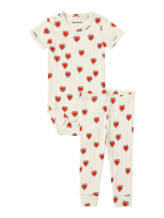 Mini Rodini: Body et pantalon en jersey imprimé