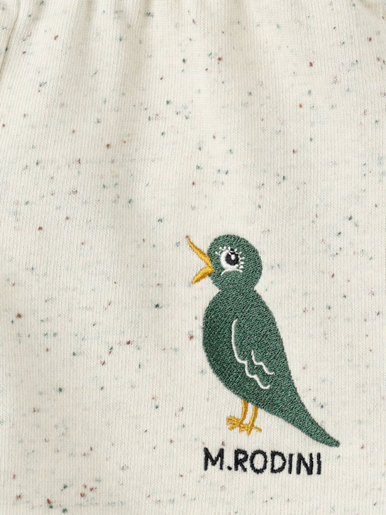 Mini Rodini - Shorts in felpa di cotone con stampa