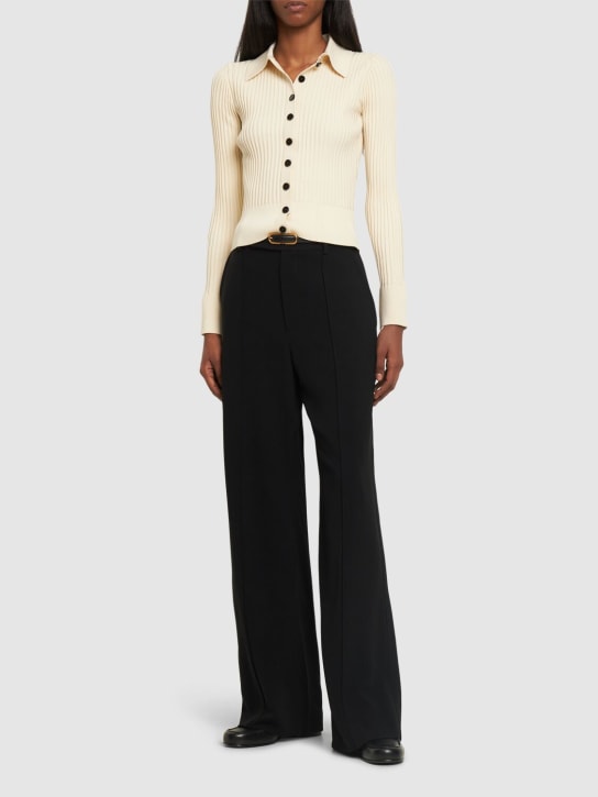 Proenza Schouler - Weyes midrise crepe flared pants