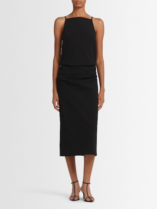 Proenza Schouler: Robe midi en coton bi-stretch Priya
