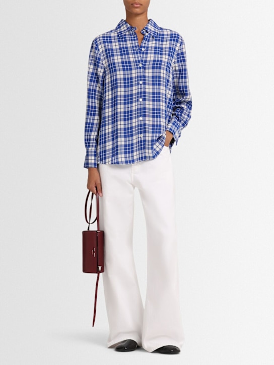 Proenza Schouler - Bronwen viscose tartan shirt