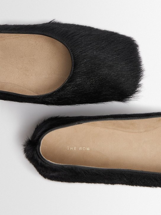 The Row: Lederschuhe „Square Ballet“