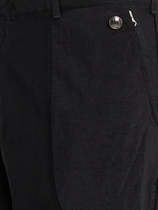 MASSIMO OSTI STUDIO: Nylon jacquard pants