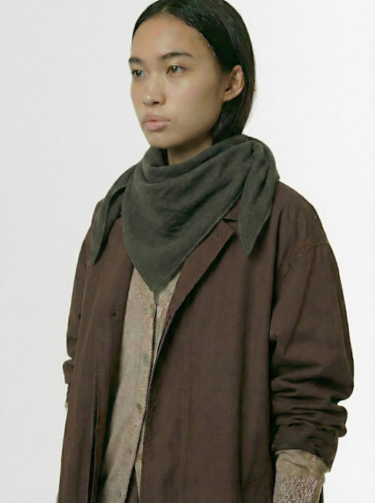 RIER: Losange wool scarf
