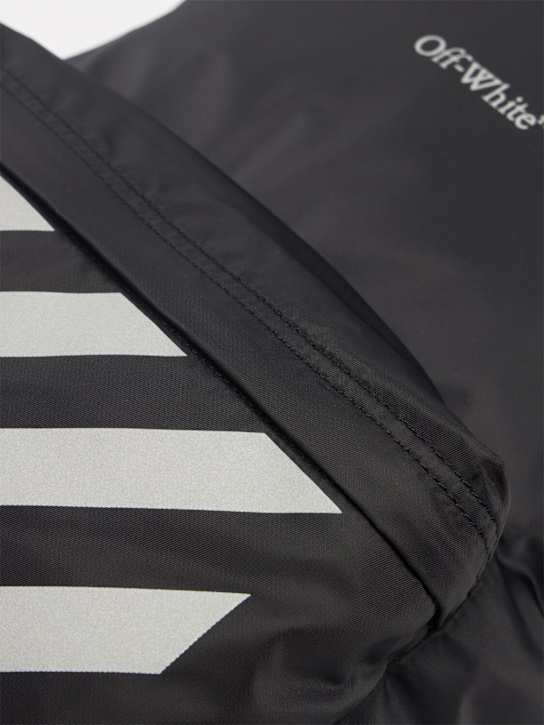 Off-White: Sac à dos en polyester à logo