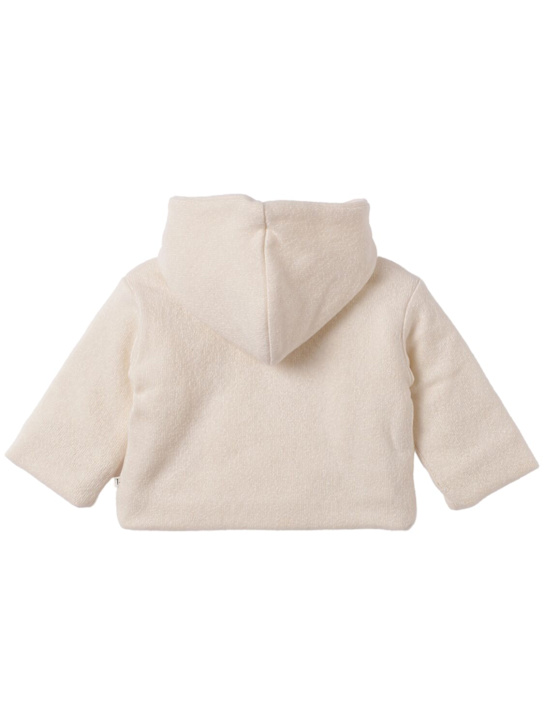 1 + IN THE FAMILY: Giacca in misto cotone con cappuccio