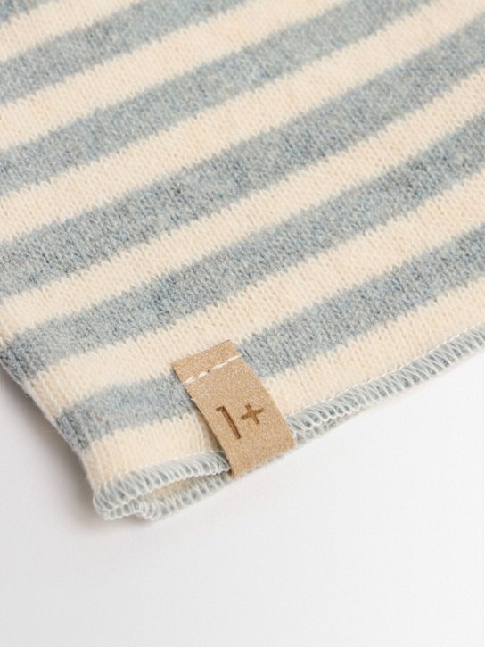 1 + IN THE FAMILY - Cappello beanie in misto cotone a righe