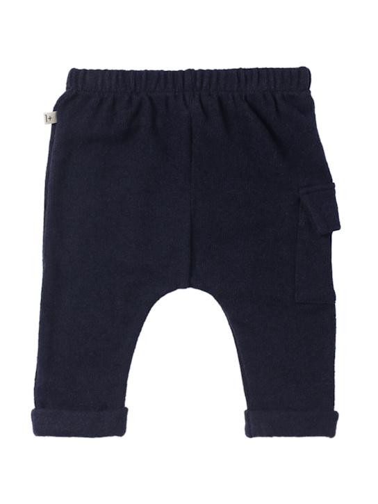 1 + IN THE FAMILY: Cotton blend fleece trousers