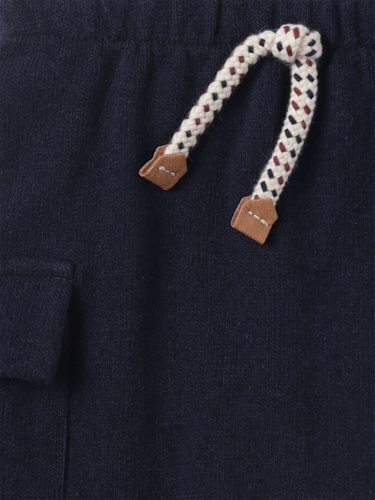 1 + IN THE FAMILY - Cotton blend fleece trousers