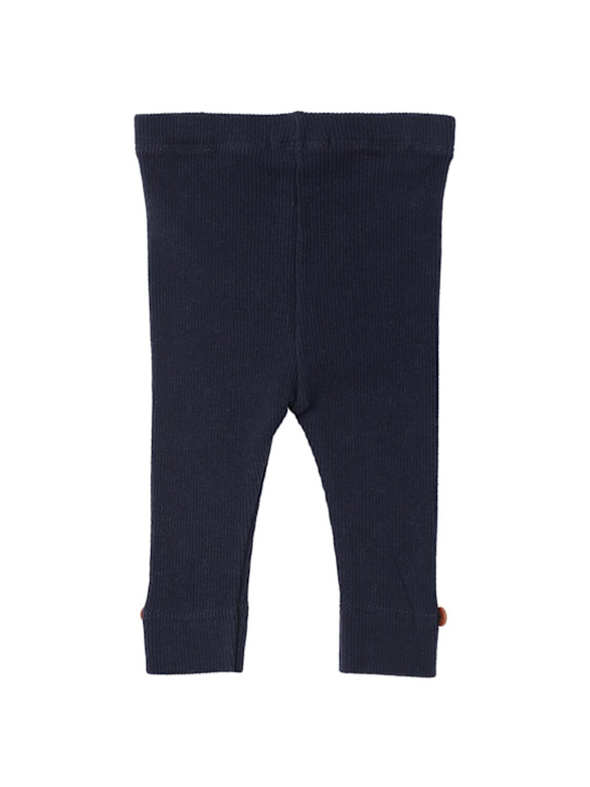 1 + IN THE FAMILY: Cotton blend jersey leggings