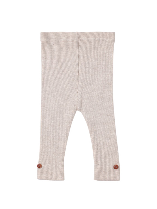 1 + IN THE FAMILY: Leggings in jersey di misto cotone
