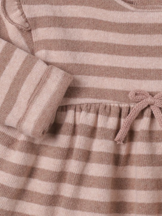 1 + IN THE FAMILY - Striped cotton blend dress
