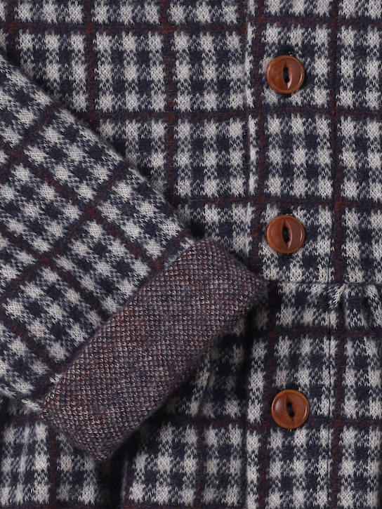 1 + IN THE FAMILY - Checked cotton blend dress