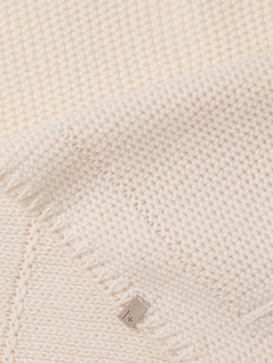 1 + IN THE FAMILY: Coperta in maglia di misto lana