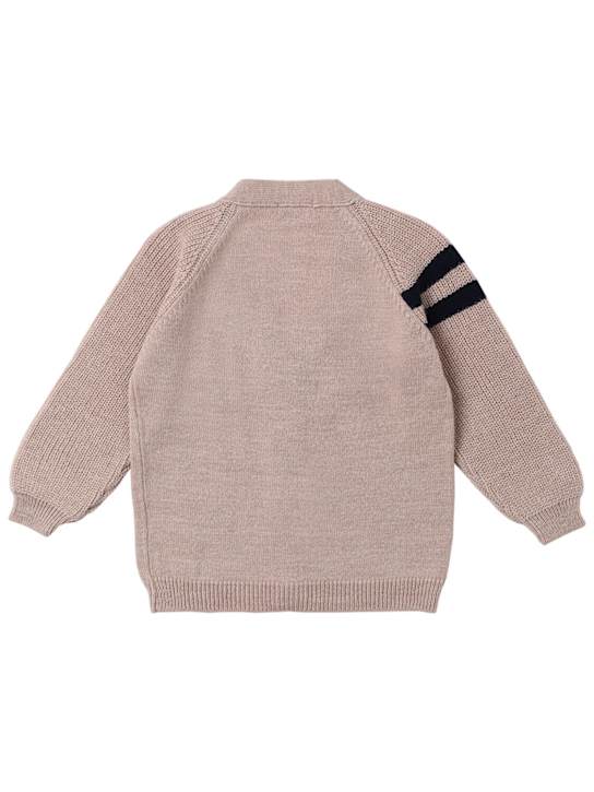 1 + IN THE FAMILY: Cardigan in maglia di misto lana