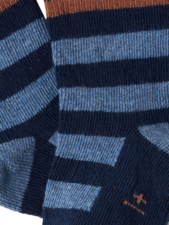 1 + IN THE FAMILY: Striped cotton blend socks