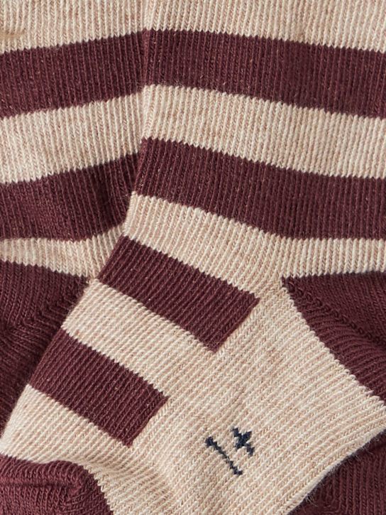 1 + IN THE FAMILY: Striped cotton blend socks