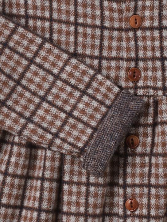1 + IN THE FAMILY - Vestito in misto cotone check
