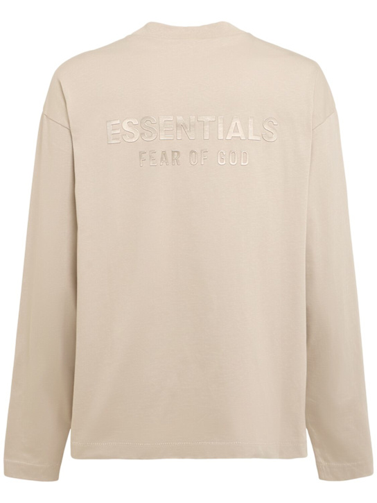 Fear of God ESSENTIALS: T-shirt classic fit a maniche lunghe