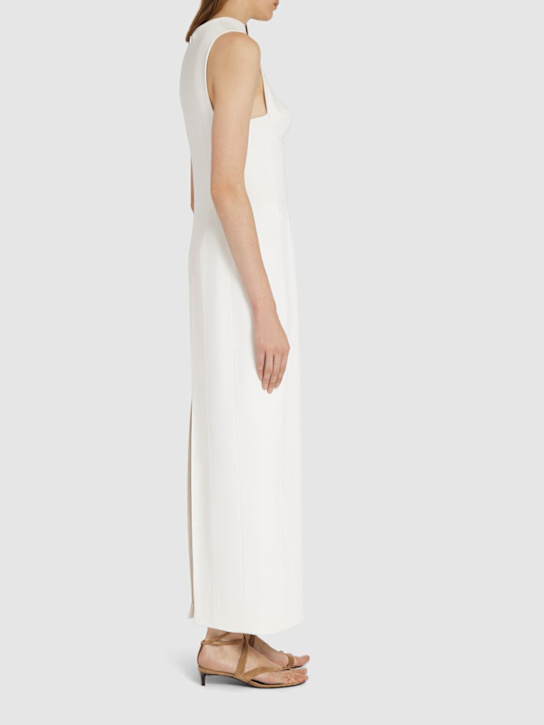 Khaite: Vestito midi Shoshanna in viscosa