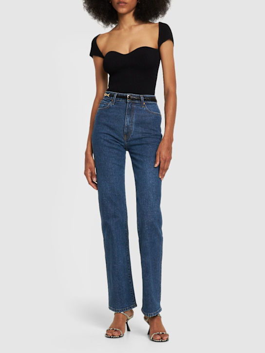 Khaite - Jeans dritti vita alta Danielle