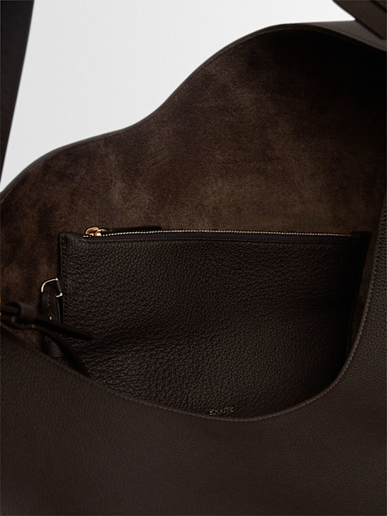 Khaite: Borsa media LVR Exclusive Lotus in camoscio