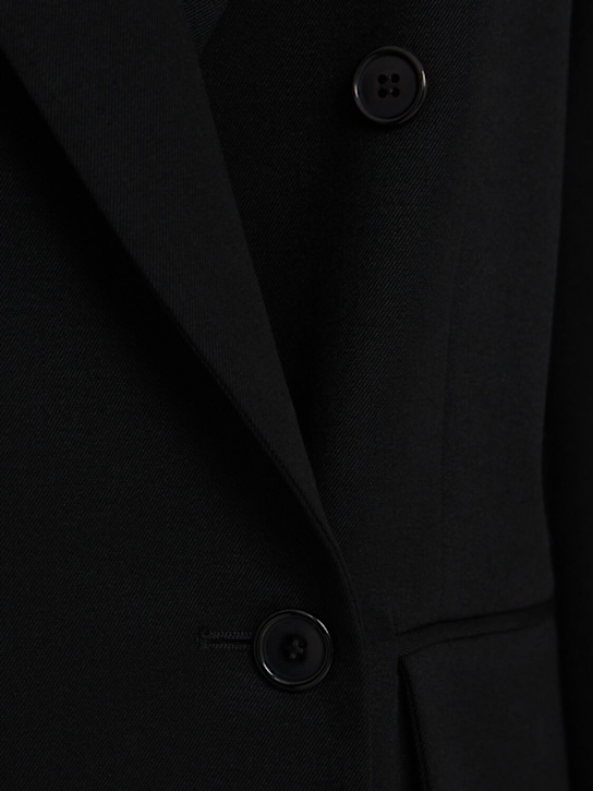 Annagreta: Nora double breasted wool twill blazer