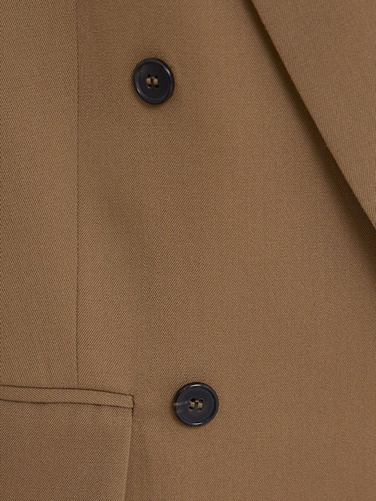 Annagreta: Blazer Nora à double boutonnage en sergé de laine