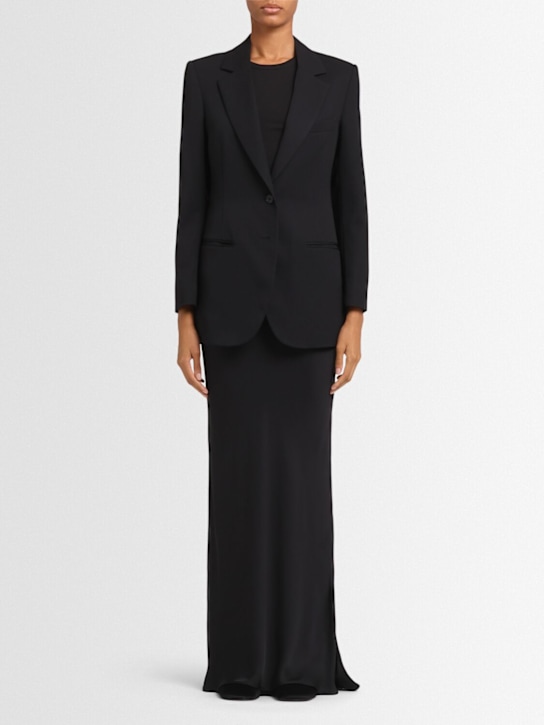 Annagreta - Blazer monopetto Freya in twill di lana