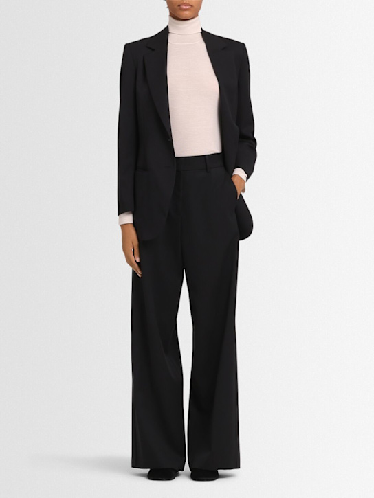 Annagreta - Pantaloni Amira in twill di lana