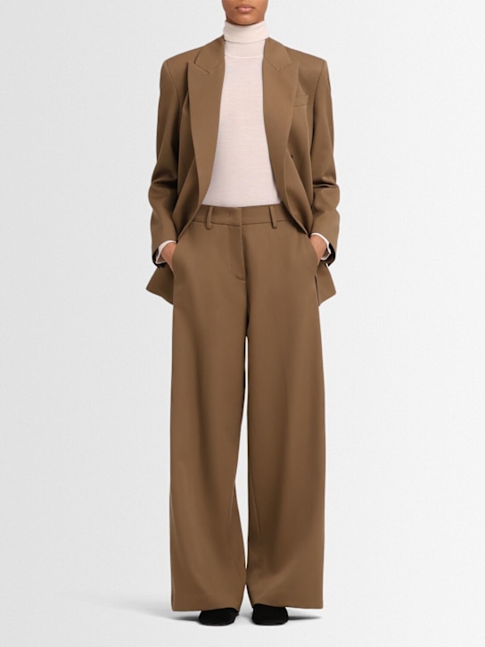 Annagreta - Pantaloni Amira in twill di lana